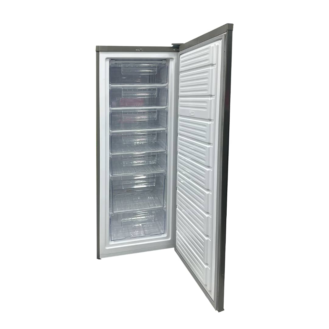 CONGELATEUR ELACTRON VERTICAL 7TIROIRS PLAQUE ALUMINIUM GRIS EL73CVDS CONGELATEUR ELACTRON VERTICAL 7TIROIRS PLAQUE ALUMINIUM GRIS EL73CVDS