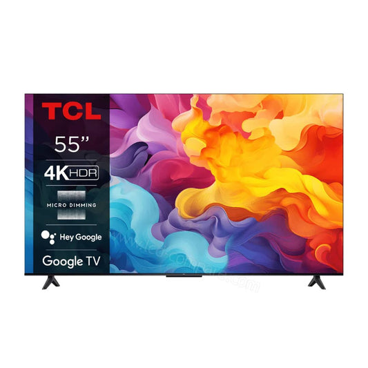 TELEVISEUR TCL 55" SMART GOOGLE TV 4K UHD 55V6B ZXM