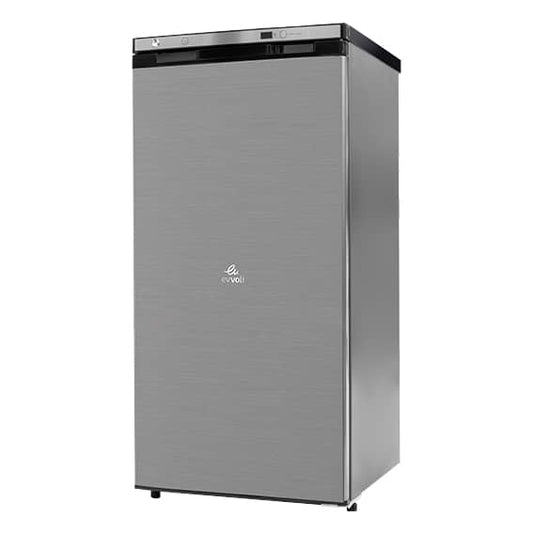 CONGELATEUR/REFRIGERATEUR EVVOLI VERTICAL 1PORTE 8T 195LITRES 2EN1 GRIS EVRFZU195S