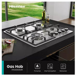 PLAQUE HISENSE ENCASTRABLE 4FEUX 60X60 A GAZ INOX HHU60GAGR PLAQUE HISENSE ENCASTRABLE 4FEUX 60X60 A GAZ INOX HHU60GAGR