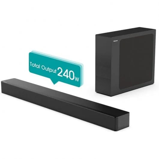 BARRE DE SON HISENSE 240W HS2100 2.1 BARRE DE SON HISENSE 240W HS2100 2.1