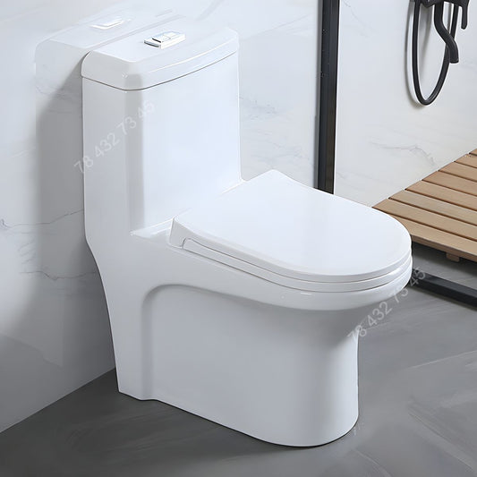 Chaise anglaise - Blanc en Céramique pour WC Monobloc de style occidental