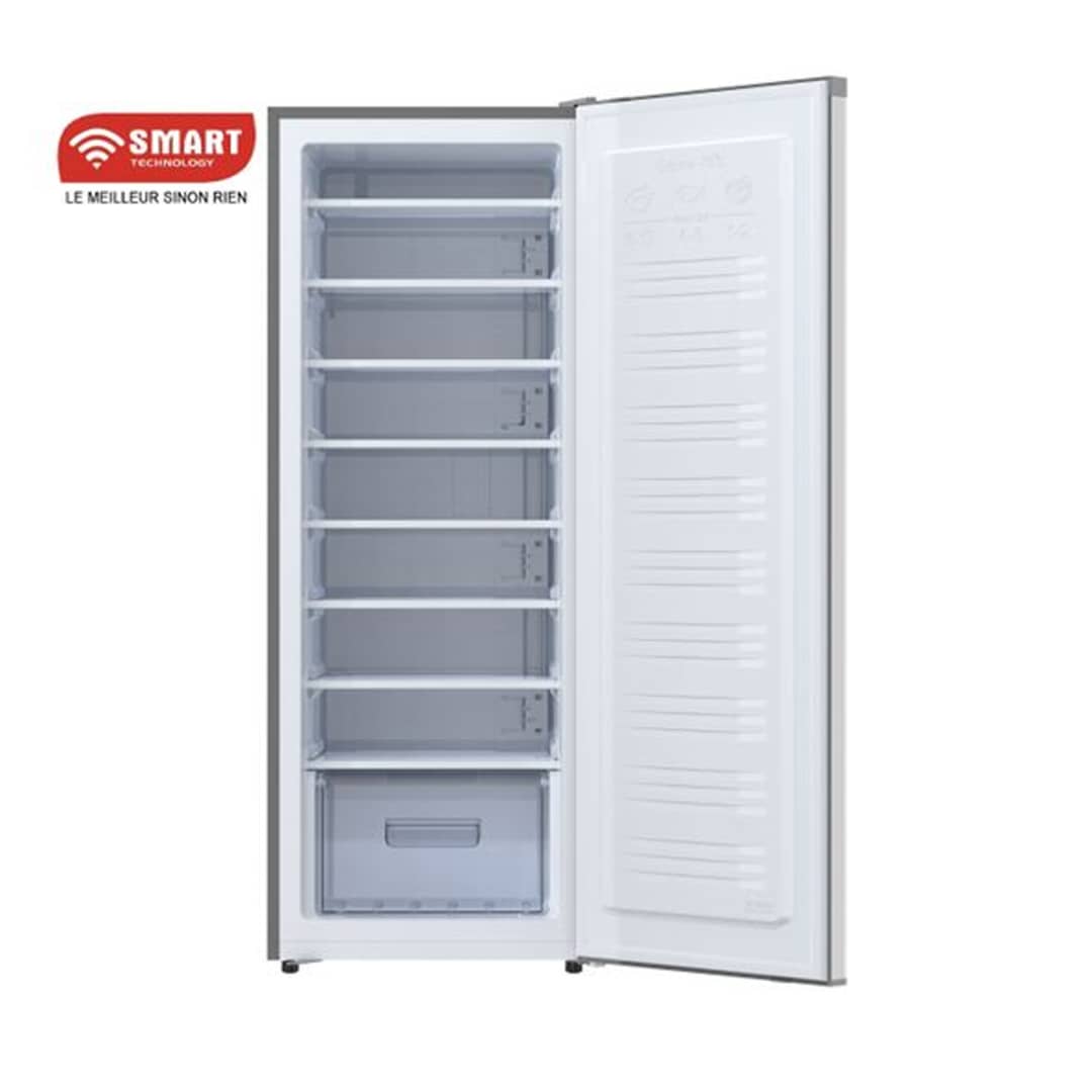 CONGELATEUR SMART TECHNOLOGY VERTICAL 9TIROIS PLAQUE ALUMINIUM GRIS STCD889NFH CONGELATEUR SMART TECHNOLOGY VERTICAL 9TIROIS PLAQUE ALUMINIUM GRIS STCD889NFH