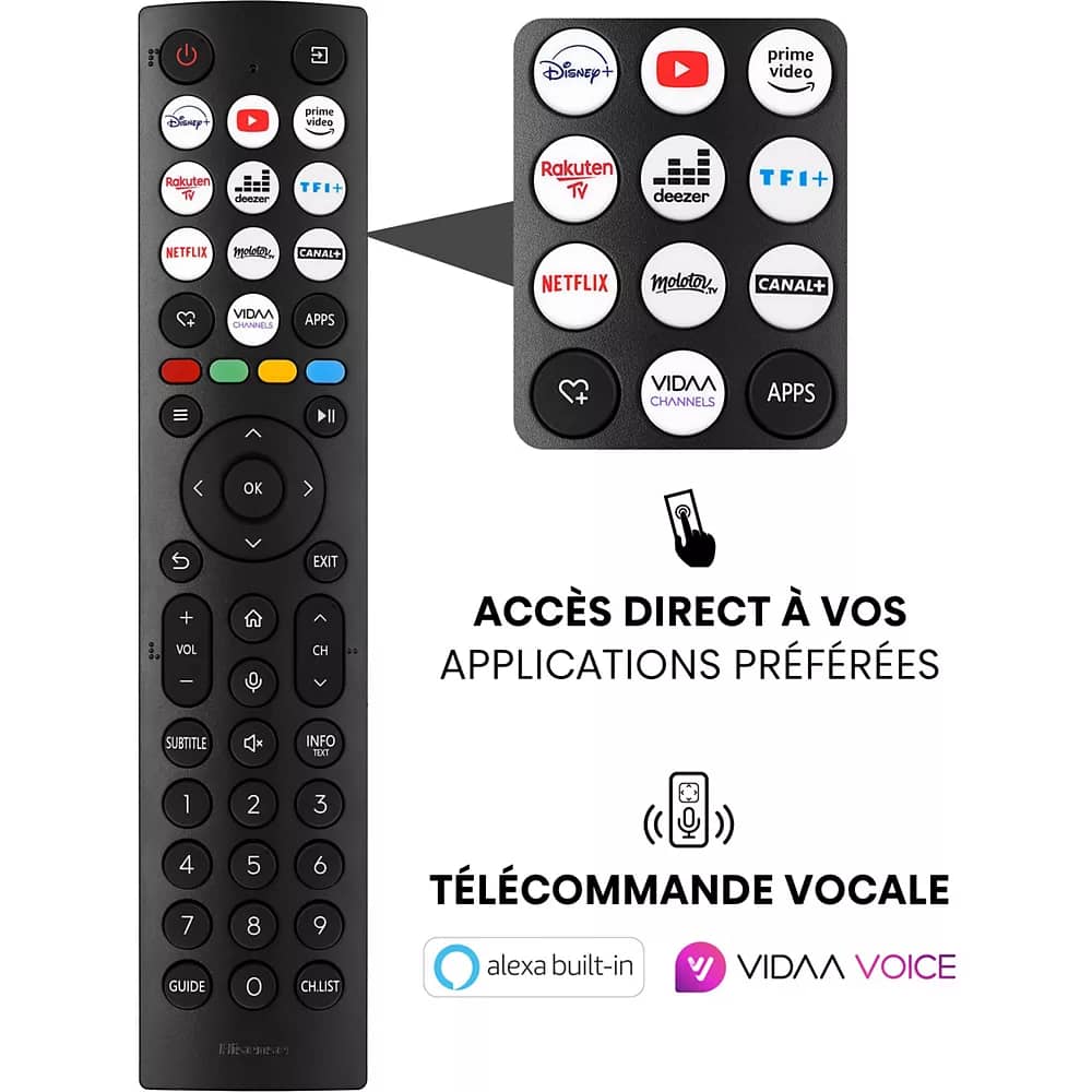 TELEVISEUR HISENSE 85" LED SMART VIDAA UHD 4K 85A6N TELEVISEUR HISENSE 85" LED SMART VIDAA UHD 4K 85A6N