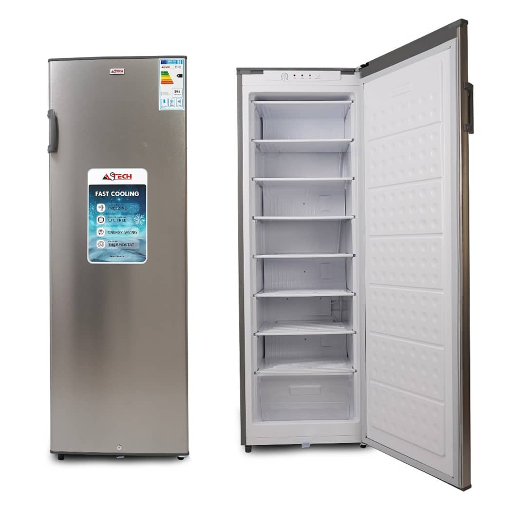 Congélateur ASTECH vertical 8 tiroirs plaque aluminium gris GM PA360S Congélateur ASTECH vertical 8 tiroirs plaque aluminium gris GM PA360S