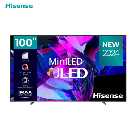 TELEVISEUR HISENSE 100" SMART VIDA ULED QUANTUM DOT 4K 100U7K
