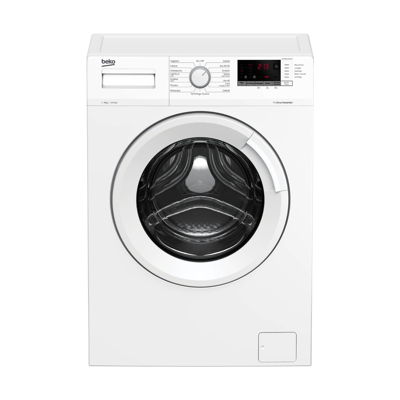 Machine à laver BEKO 8KG FRONT LOAD blanc WUXR81282WI/IT Machine à laver BEKO 8KG FRONT LOAD blanc WUXR81282WI/IT