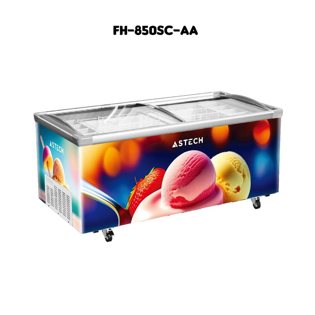 Congélateur ASTECH horizontal 761litres vitrine nofrost FH850SCAA Congélateur ASTECH horizontal 761litres vitrine nofrost FH850SCAA