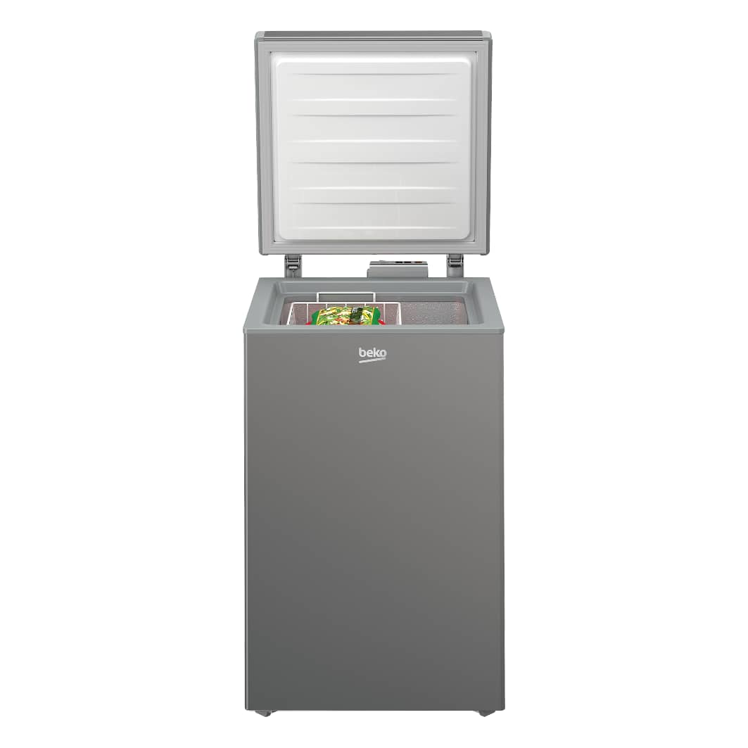 Congélateur BEKO horizontal 104litres gris HS210520S Congélateur BEKO horizontal 104litres gris HS210520S