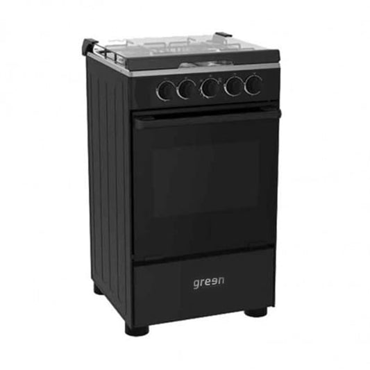 CUISINIERE GREEN 4FEUX 50X50 A GAZ NOIR GN50N