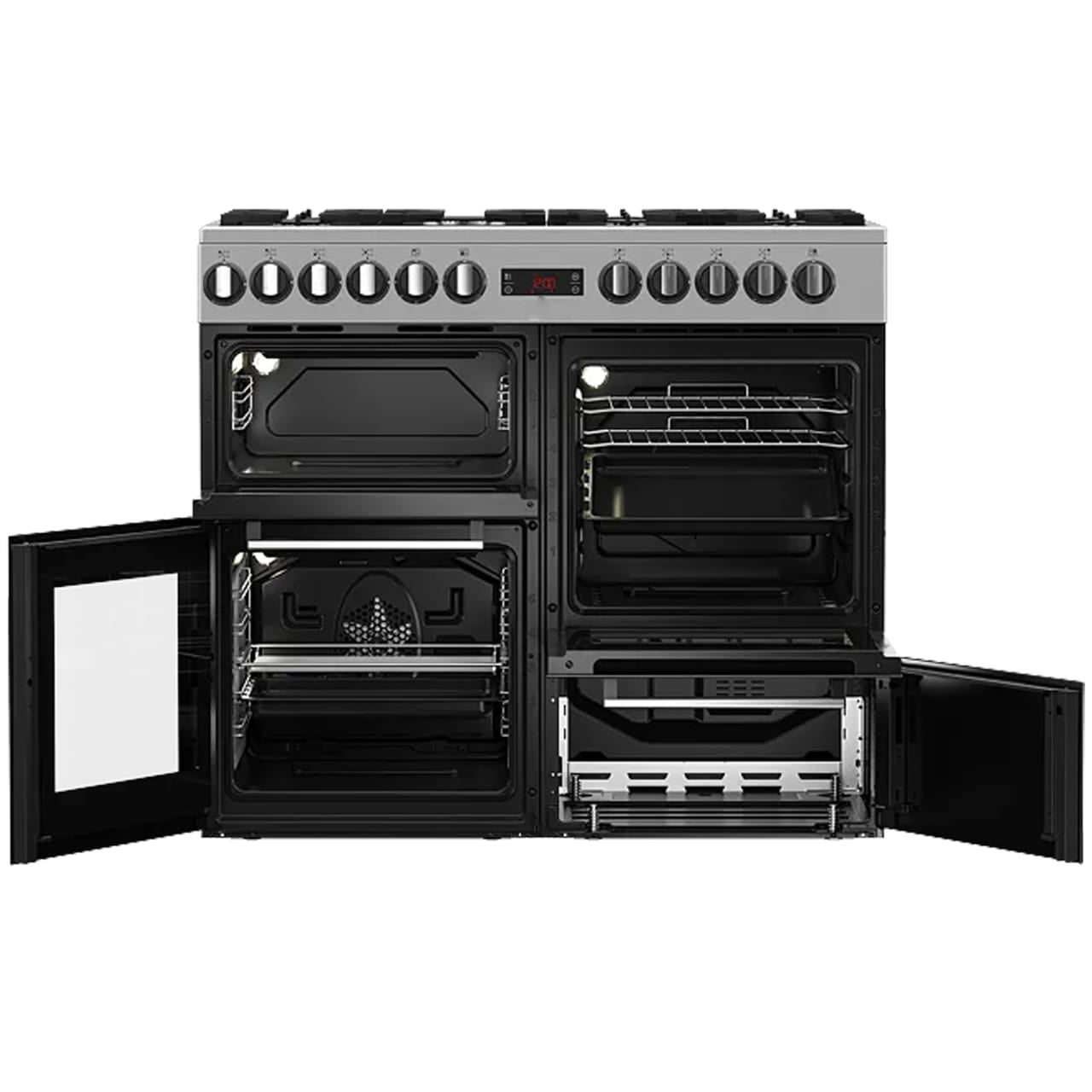 CUISINIERE ENDURO 7FEUX 100X90 AVEC AFFICHAGE MULTIFOURS PCK100X60X CUISINIERE ENDURO 7FEUX 100X90 AVEC AFFICHAGE MULTIFOURS PCK100X60X
