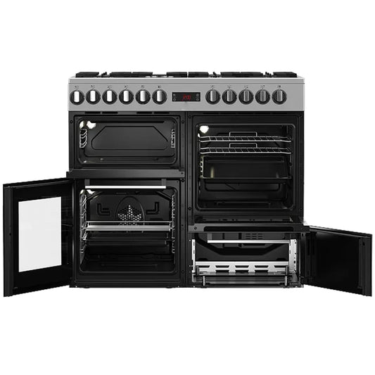 CUISINIERE ENDURO 7FEUX 100X90 AVEC AFFICHAGE MULTIFOURS PCK100X60X