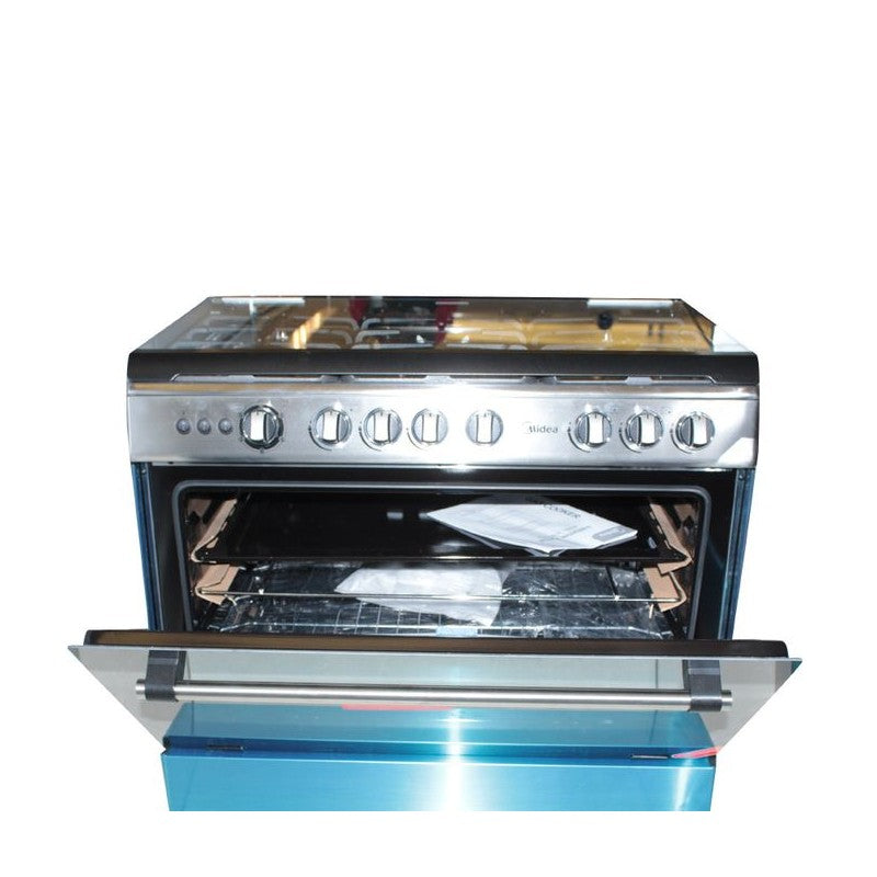 CUISINIERE MIDEA 5FEUX 90X60 INOX 90605G030 CUISINIERE MIDEA 5FEUX 90X60 INOX 90605G030