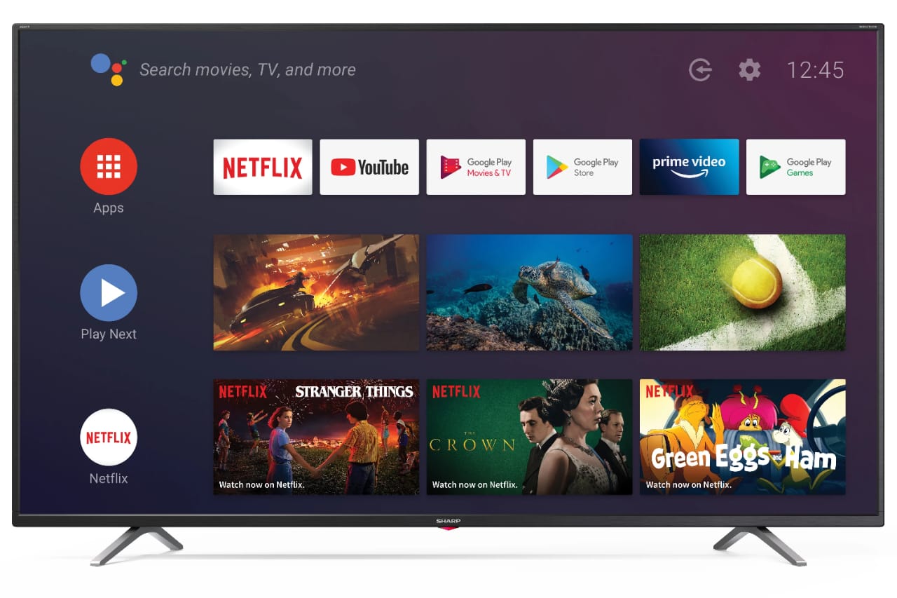 TELEVISEUR SHARP 65" LED SMART ANDROID 4TC65DL6NX TELEVISEUR SHARP 65" LED SMART ANDROID 4TC65DL6NX