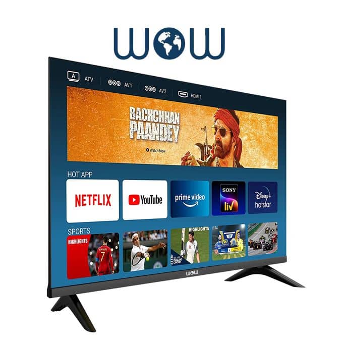 Téléviseur WOW 43" SMART ANDROID 43SF5200B2 Téléviseur WOW 43" SMART ANDROID 43SF5200B2