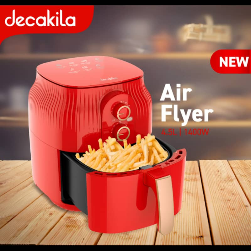 AIR FRYER DECAKILA A AIR 4,5 LITRES ROUGE KEEC073R AIR FRYER DECAKILA A AIR 4,5 LITRES ROUGE KEEC073R