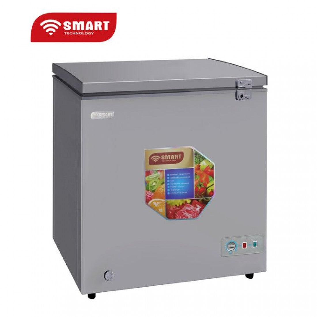 CONGELATEUR SMART TECHNOLOGY HORIZONTAL 150LITRES GRIS STCC255 CONGELATEUR SMART TECHNOLOGY HORIZONTAL 150LITRES GRIS STCC255