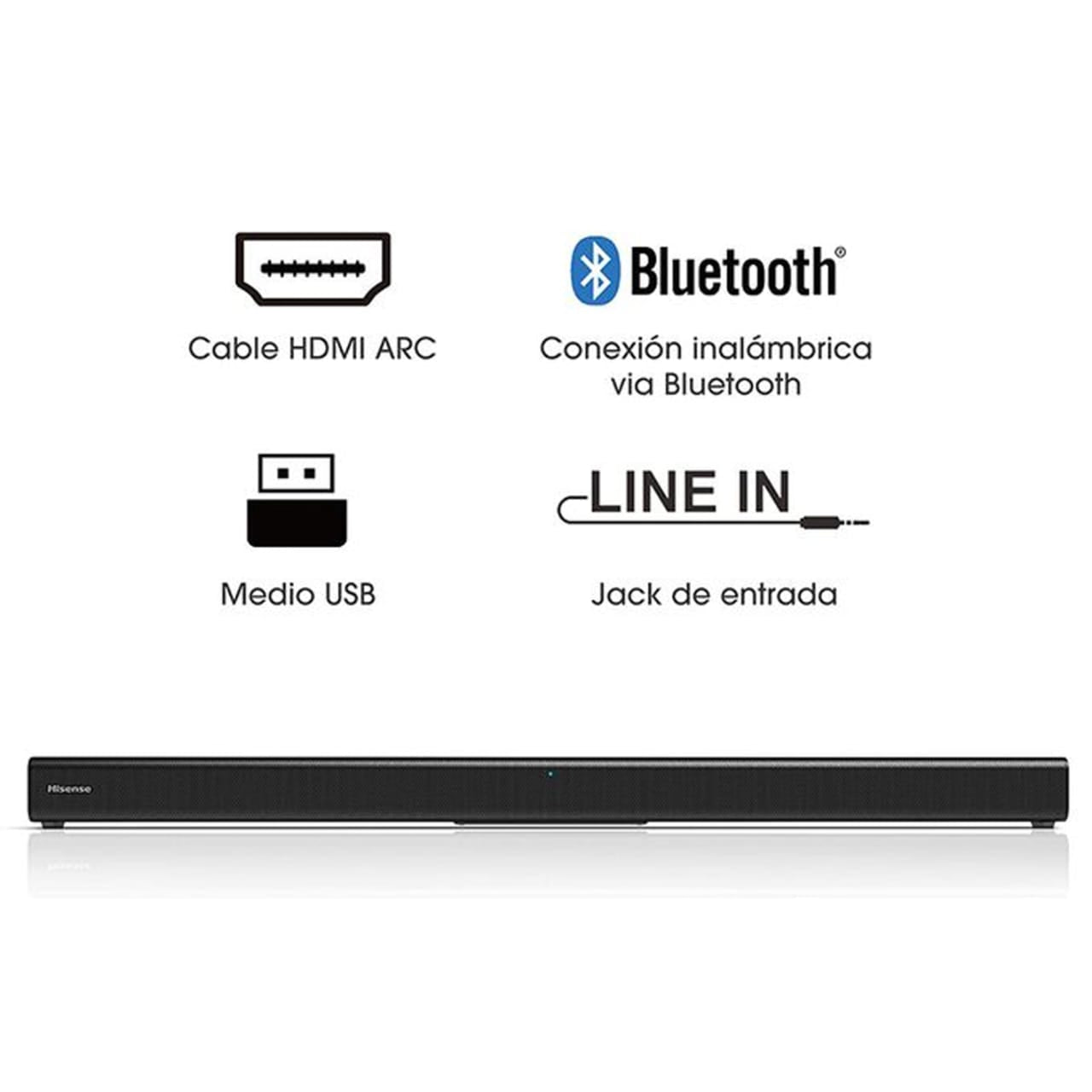 BARRE DE SON HISENSE 120W HS205 2.0 BARRE DE SON HISENSE 120W HS205 2.0