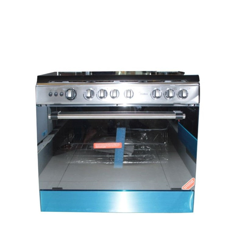 CUISINIERE MIDEA 5FEUX 90X60 INOX 90605G030 CUISINIERE MIDEA 5FEUX 90X60 INOX 90605G030