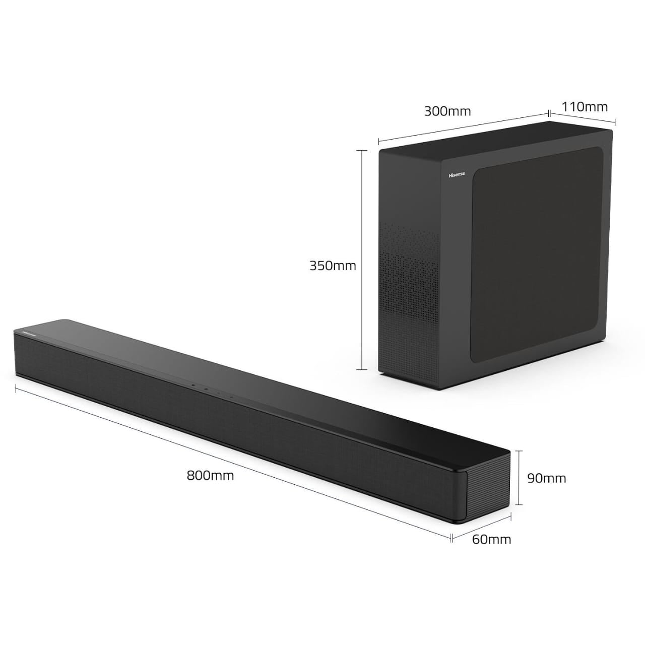 BARRE DE SON HISENSE 240W HS2100 2.1 BARRE DE SON HISENSE 240W HS2100 2.1