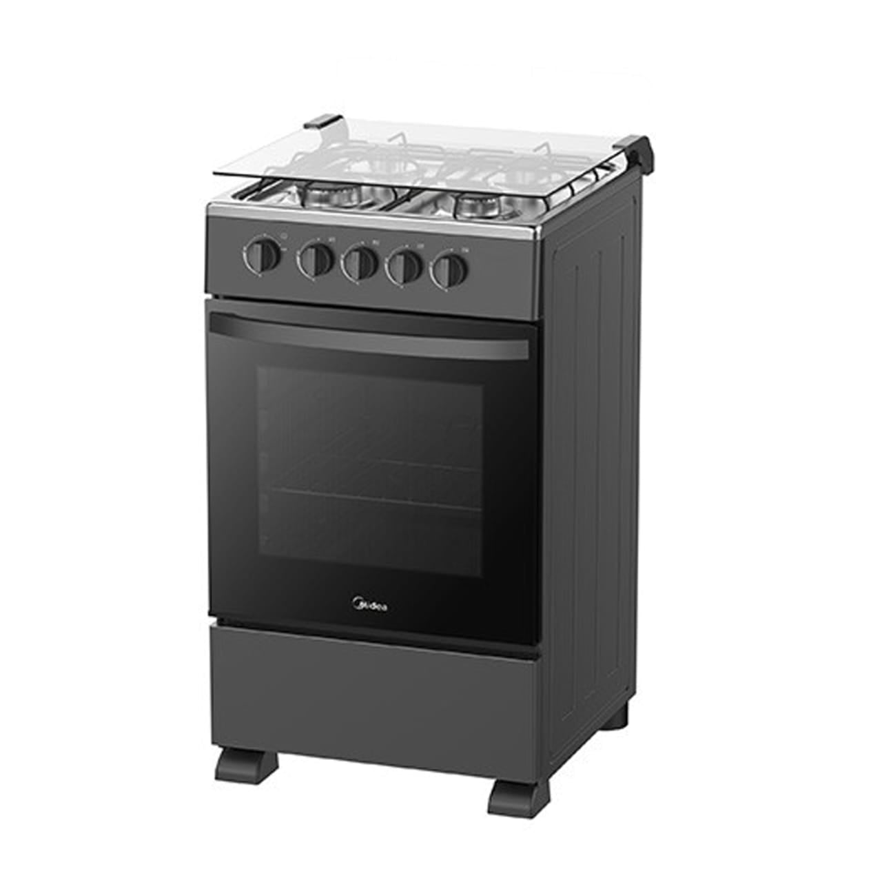 CUISINIERE MIDEA 4FEUX 50X55 NOIRE 4G082B CUISINIERE MIDEA 4FEUX 50X55 NOIRE 4G082B