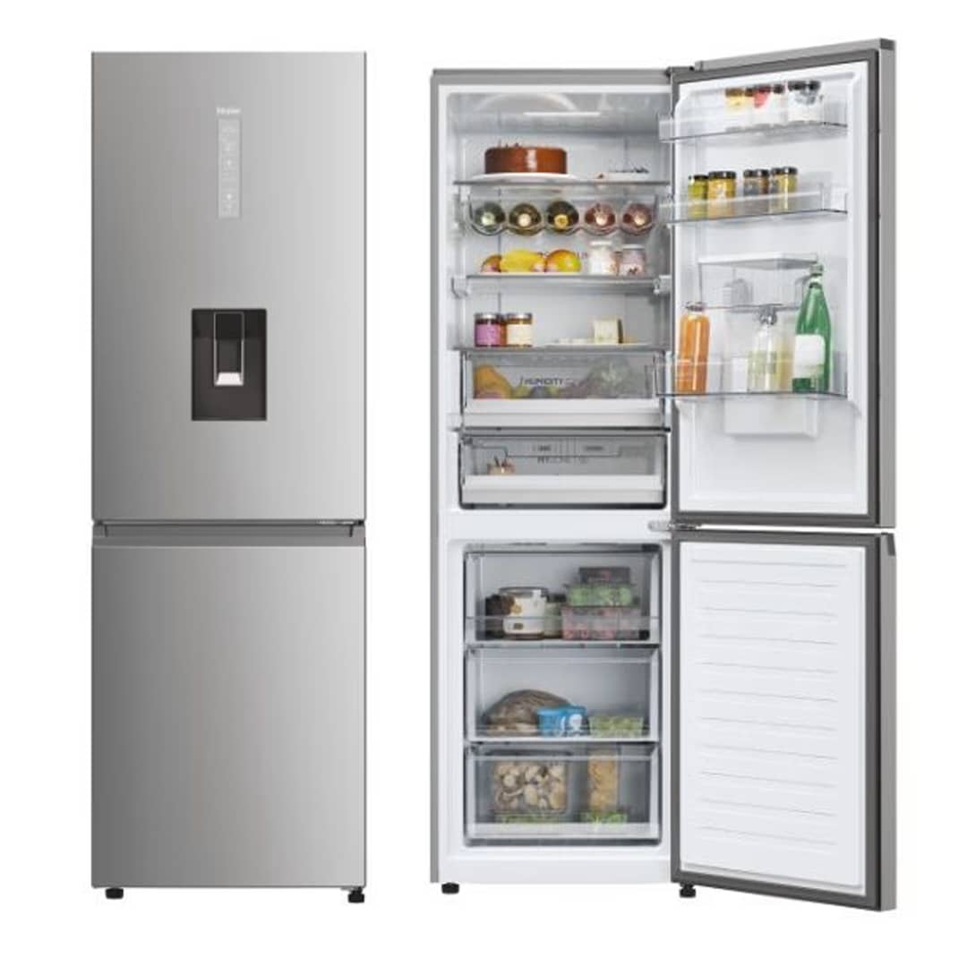 Réfrigérateur HAIER cobine 3tiroirs 350litres avec fontaine NOFROST gris HDPW5618DWPK Réfrigérateur HAIER cobine 3tiroirs 350litres avec fontaine NOFROST gris HDPW5618DWPK