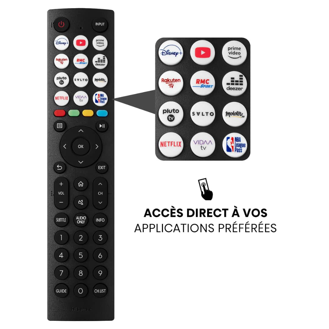 TELEVISEUR HISENSE 40" LED SMART VIDDA 40A4K TELEVISEUR HISENSE 40" LED SMART VIDDA 40A4K
