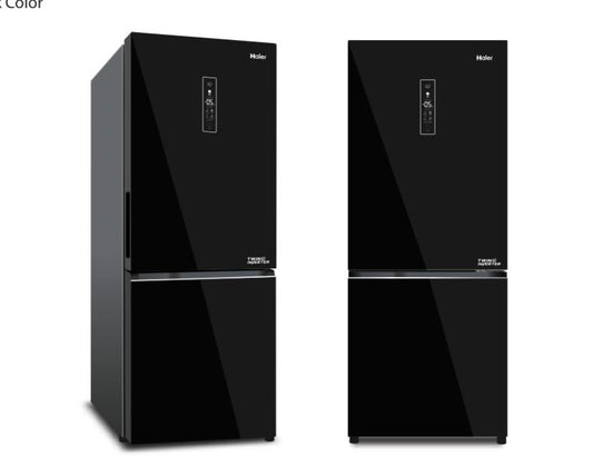 Réfrigérateur HAIER combine 3tiroirs noir HRFIVB298VN