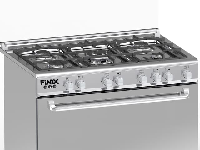 CUISINIERE FINIX 5FEUX 90X60 INOX G95NDM (62V12T2G1X) CUISINIERE FINIX 5FEUX 90X60 INOX G95NDM (62V12T2G1X)