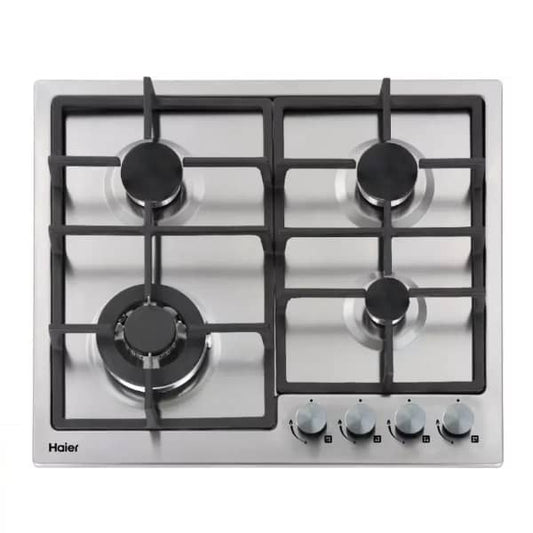 PLAQUE HAIER ENCASTRABLE A GAZ 4FEUX 60X60 INOX HOM760SS