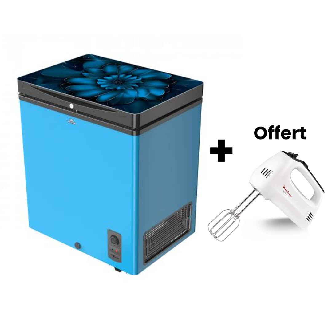 CONGELATEUR WALTON COFFRE 145LITRES BLEU WCF1D5DELXX + BATTEUSE OFFERT CONGELATEUR WALTON COFFRE 145LITRES BLEU WCF1D5DELXX + BATTEUSE OFFERT
