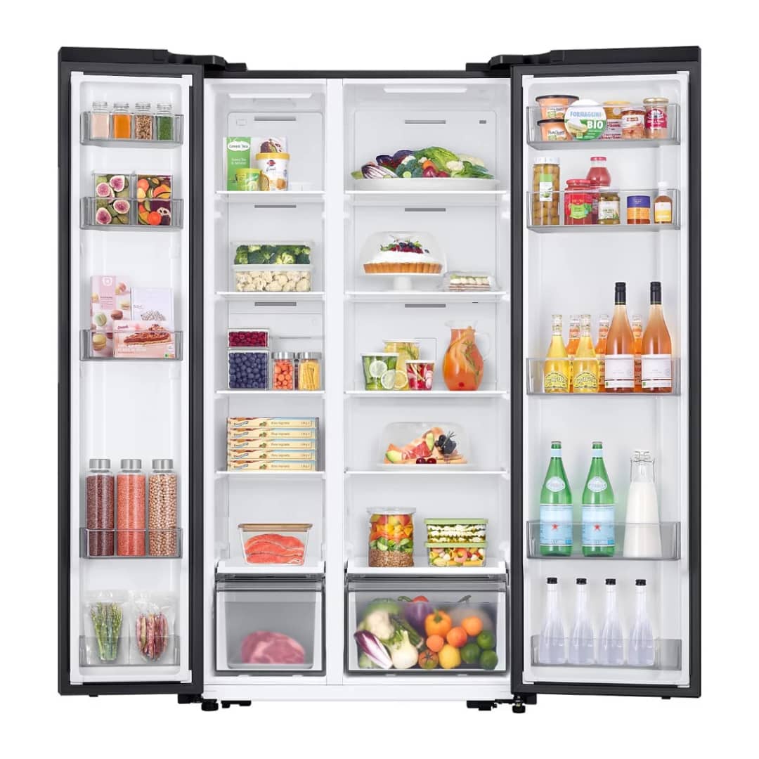 Réfrigérateur SAMSUNG SIDE BY SIDE 2portes 583 litres INVERTER gris RS57DG400EB4EF Réfrigérateur SAMSUNG SIDE BY SIDE 2portes 583 litres INVERTER gris RS57DG400EB4EF