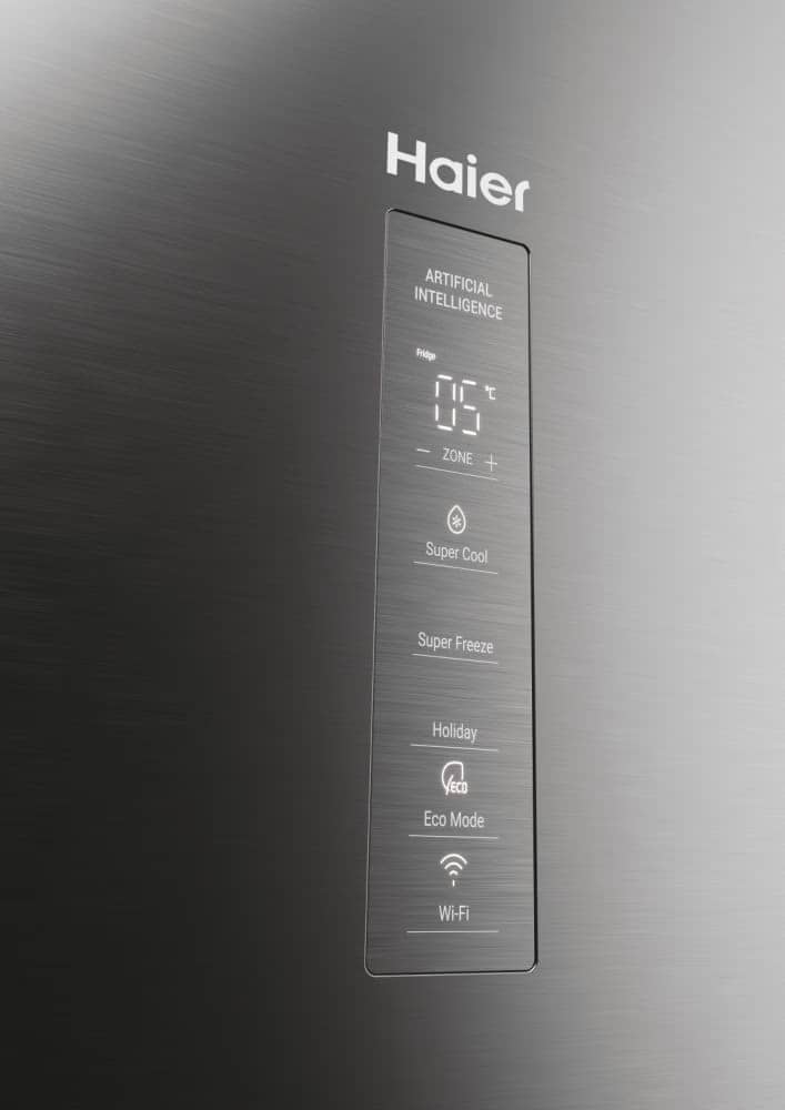 Réfrigérateur HAIER cobine 3tiroirs 350litres avec fontaine NOFROST gris HDPW5618DWPK Réfrigérateur HAIER cobine 3tiroirs 350litres avec fontaine NOFROST gris HDPW5618DWPK