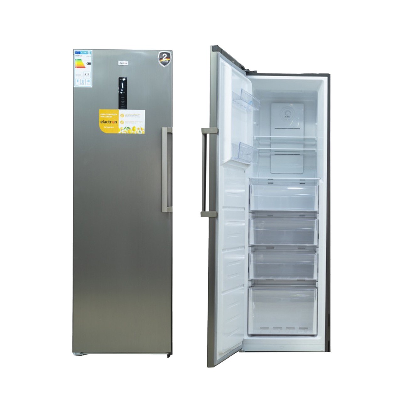 CONGELATEUR ELACTRON VERTICAL 4TIROIRS NOFROST GRIS EL72UPXF FN134 CONGELATEUR ELACTRON VERTICAL 4TIROIRS NOFROST GRIS EL72UPXF FN134