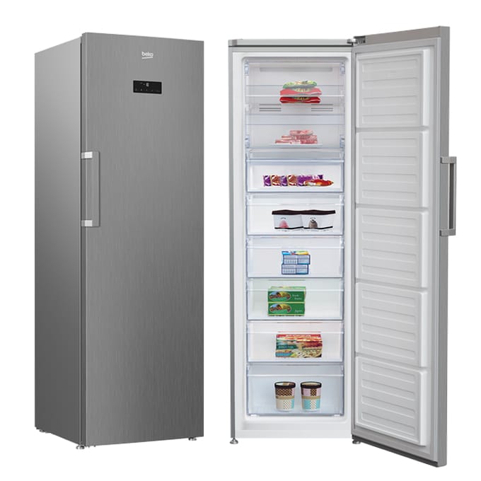 CONGELATEUR BEKO VERTICAL 8TIROIRS 315L A+ NOFROST GRIS RFNE451XB CONGELATEUR BEKO VERTICAL 8TIROIRS 315L A+ NOFROST GRIS RFNE451XB