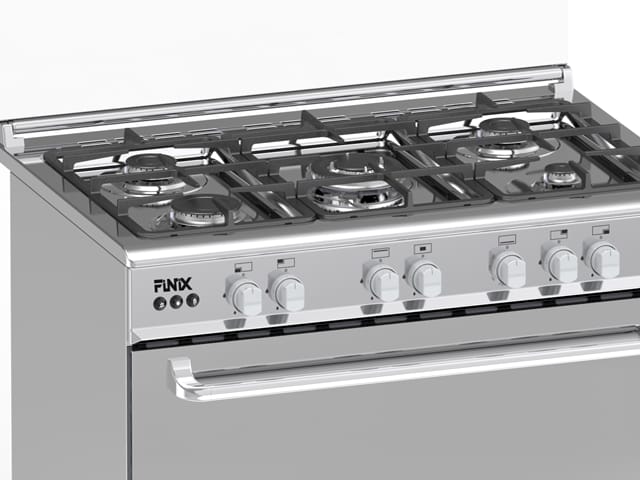 CUISINIERE FINIX 5FEUX 90X60 INOX G95NDM (62V12T2G1X) CUISINIERE FINIX 5FEUX 90X60 INOX G95NDM (62V12T2G1X)