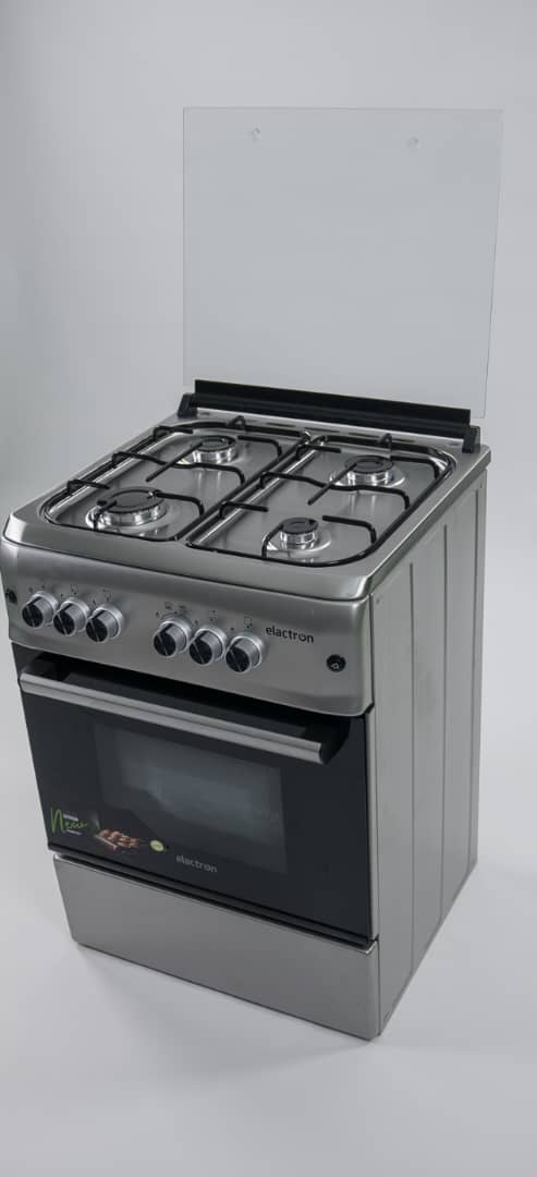 Cuisinière ELACTRON 4feux 60X60 semi inox EL5757