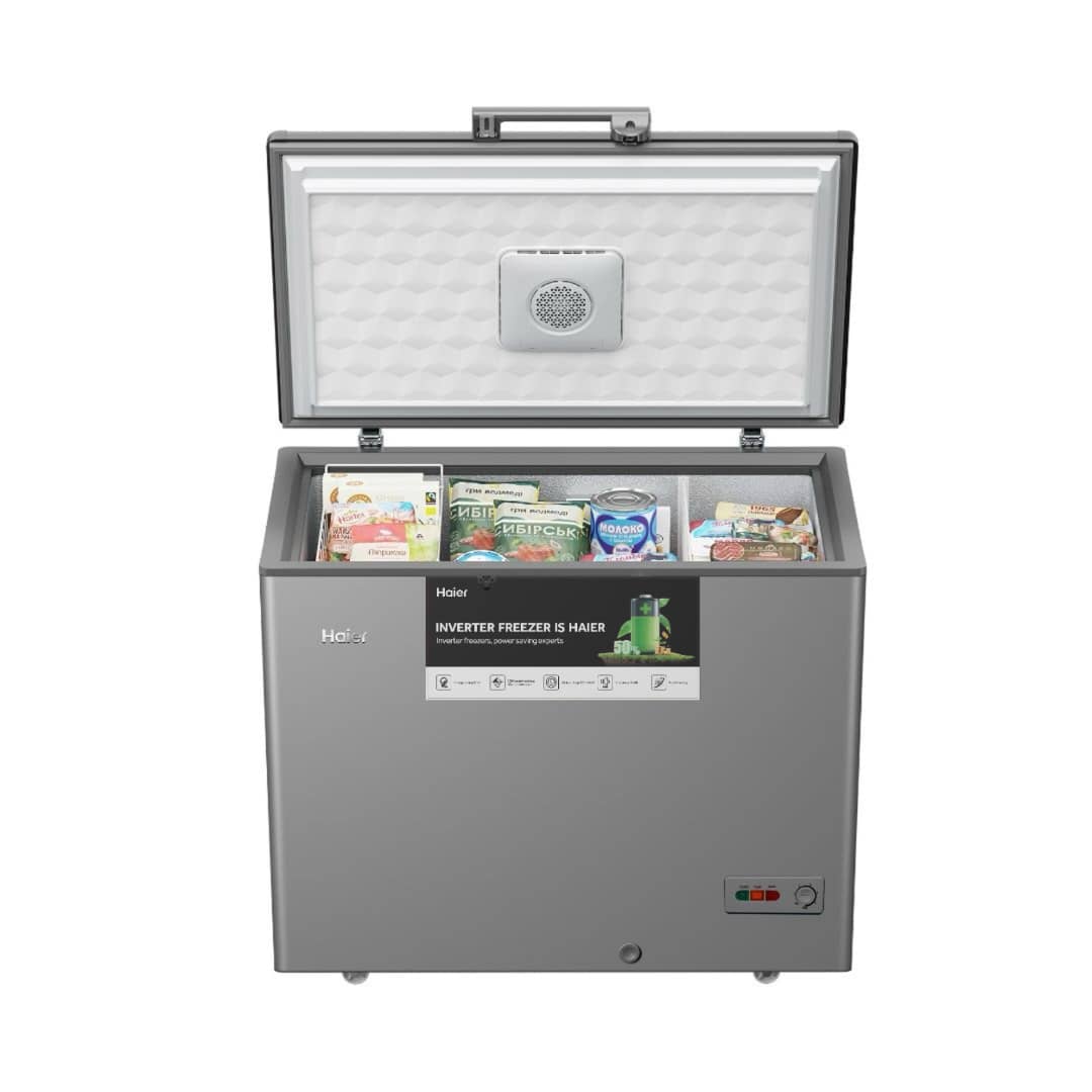 CONGELATEUR HAIER HORIZONTAL 400LITRES INVERTER GRIS 328VS CONGELATEUR HAIER HORIZONTAL 400LITRES INVERTER GRIS 328VS