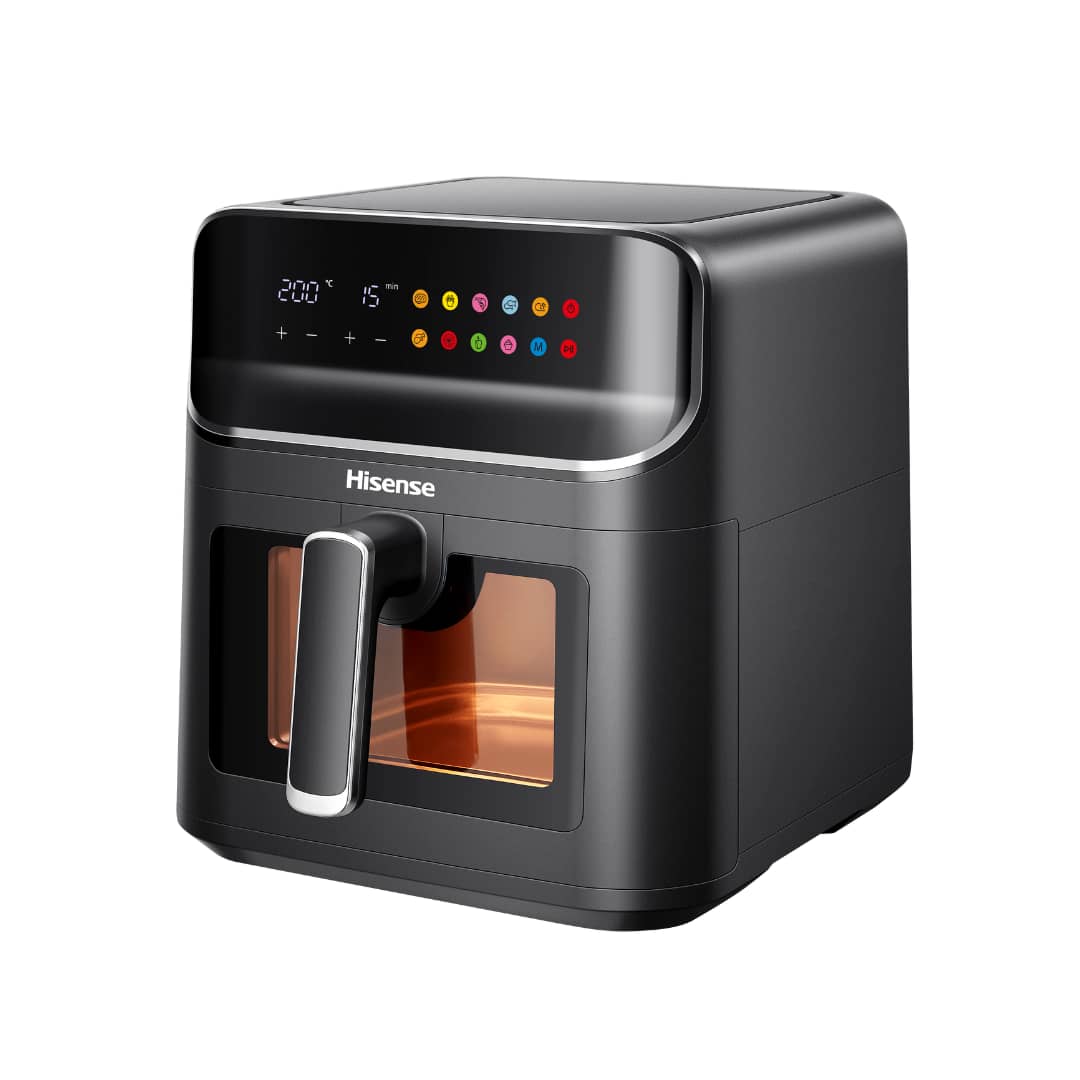 AIR FRYER HISENSE 6,7 LITRES FENETRE VISIBLE NOIR H06AFBS2S3 AIR FRYER HISENSE 6,7 LITRES FENETRE VISIBLE NOIR H06AFBS2S3