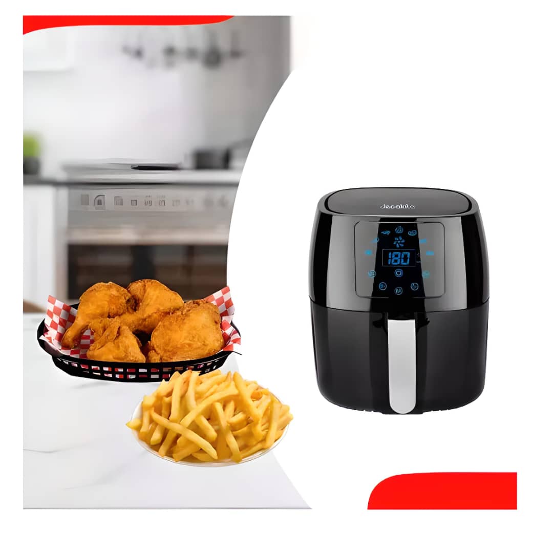 AIR FRYER DECAKILA à AIR digital 2 pièces 4,5 litre noir KEEC039B AIR FRYER DECAKILA à AIR digital 2 pièces 4,5 litre noir KEEC039B