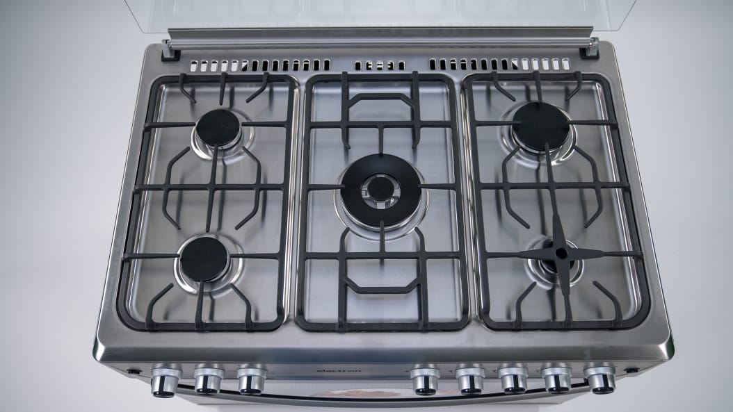 CUISINIERE ELACTRON 5FEUX 90X60 INOX EL6090 CUISINIERE ELACTRON 5FEUX 90X60 INOX EL6090