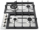 PLAQUE ENCASTRABLE MAGIC CHEF 4FEUX 60X60 A GAZ INOX MCSCTG24S PLAQUE ENCASTRABLE MAGIC CHEF 4FEUX 60X60 A GAZ INOX MCSCTG24S