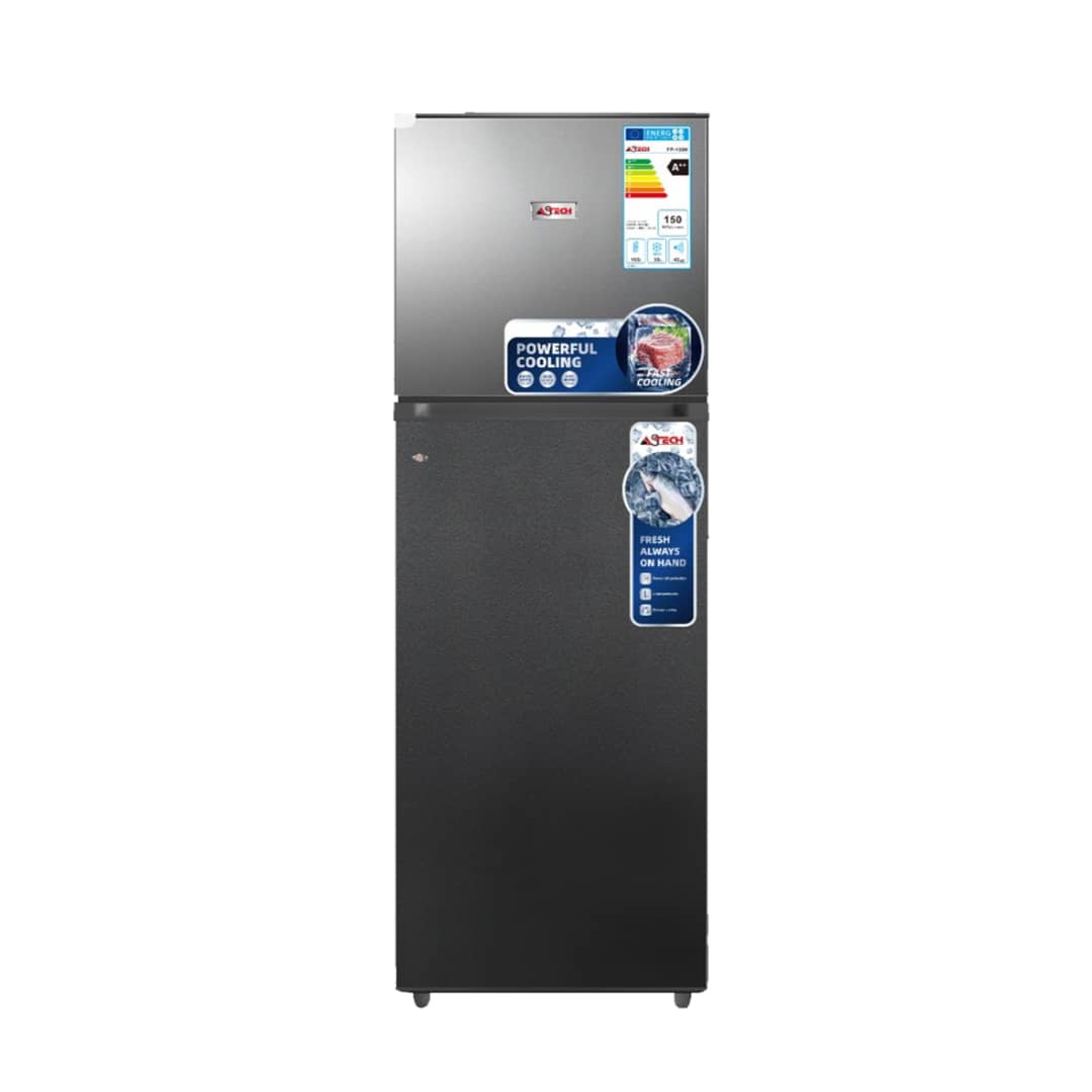 Réfrigérateur ASTECH 2portes gris FP150K/S Réfrigérateur ASTECH 2portes gris FP150K/S