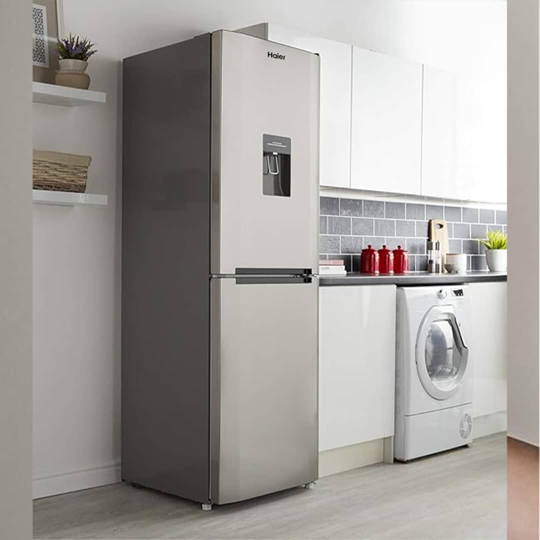 Réfrigérateur HAIER combine 4 tiroirs avec fontaine gris 332SWD Réfrigérateur HAIER combine 4 tiroirs avec fontaine gris 332SWD