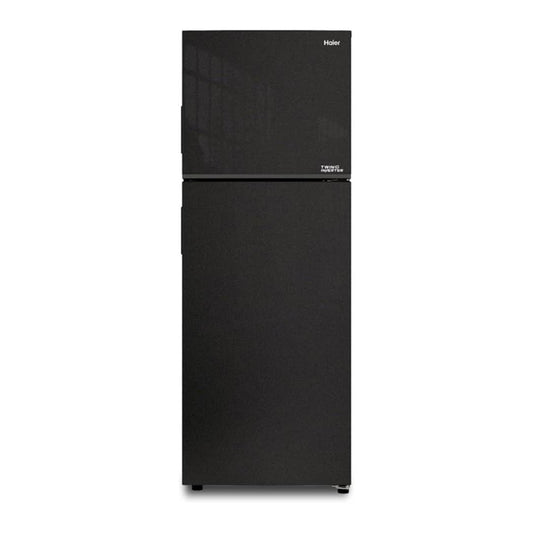 Réfrigérateur HAIER 2portes inverter 357litres noir HRF380TMBM