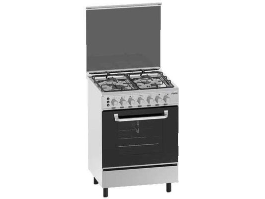 Cuisinière FINIX 4feux 60X60 à gaz gris G64NC-M