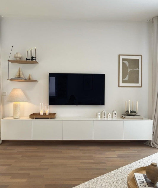 Meuble TV Blanc - 3 Mètres