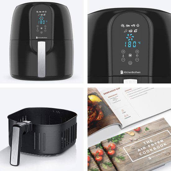 AIR FRYER DECAKILA A AIR DIGITAL 2PIECES 2,2 LITRES NOIR KEEC035B AIR FRYER DECAKILA A AIR DIGITAL 2PIECES 2,2 LITRES NOIR KEEC035B