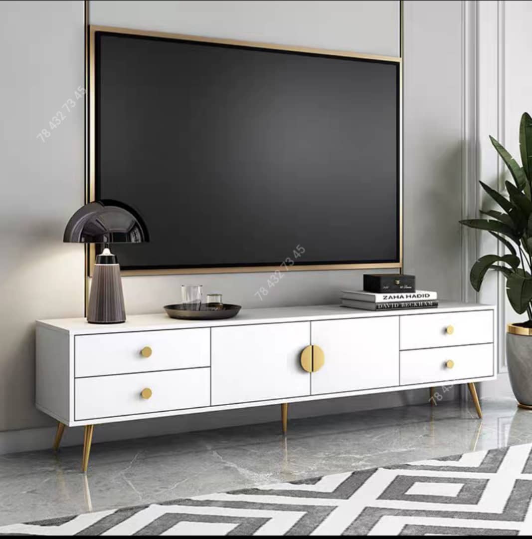 Meuble TV 2M Blanc Meuble TV 2M Blanc