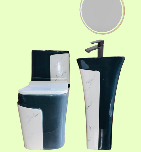 Ensemble Lavabo + Chaise Anglaise